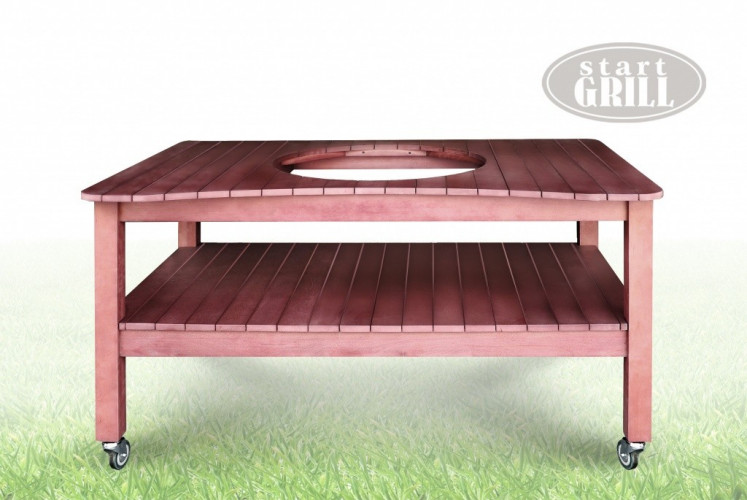 Стол для керамического гриля Start Grill на колесах в Кургане