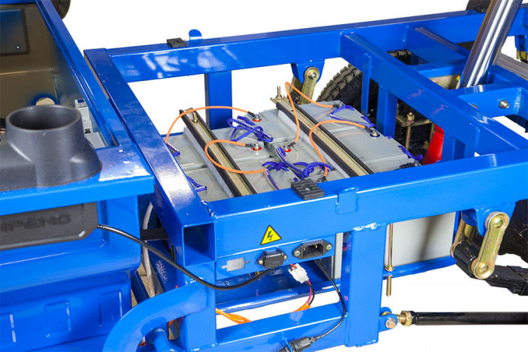 Грузовой электрический трицикл Rutrike D5 1700 гидравлика в Кургане